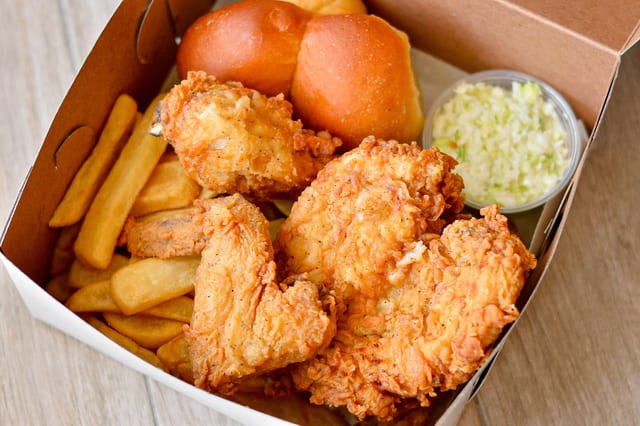 3 Piece Chicken Meal.
