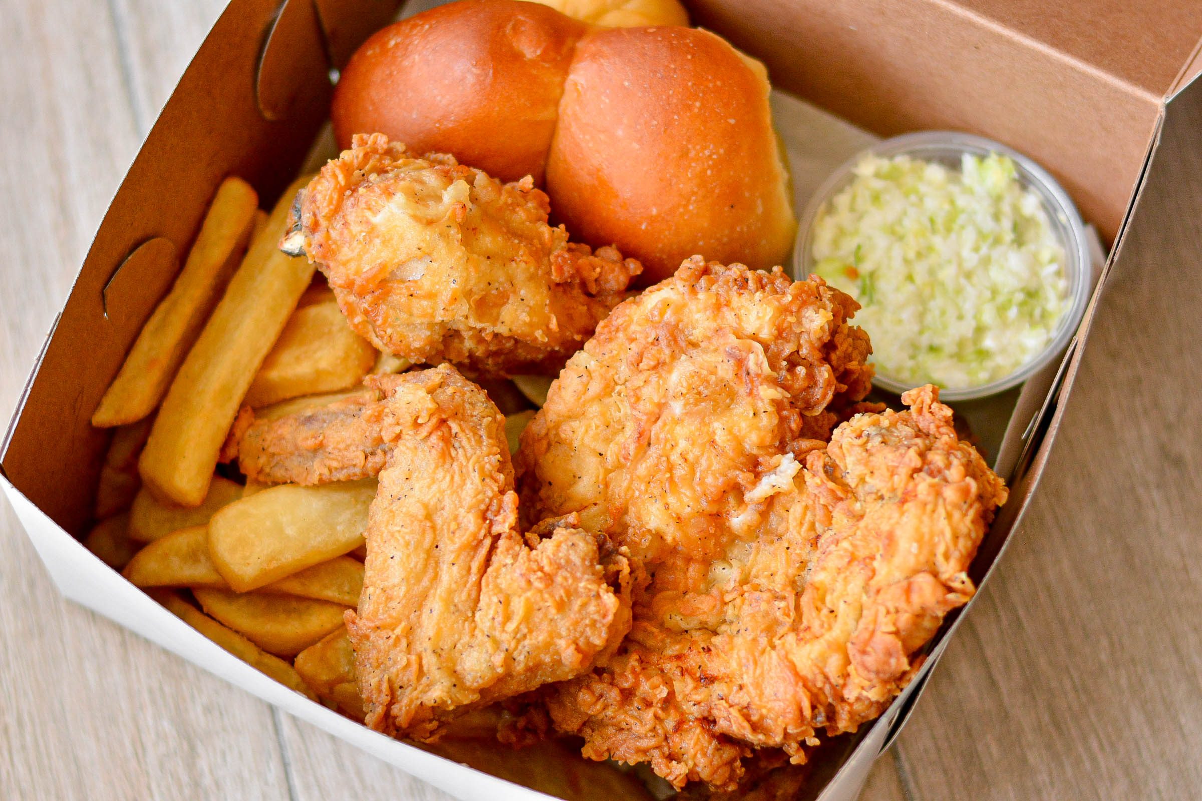 2 Piece Chicken Meal.